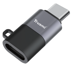 Адаптер Trusmi CA01-02 USB-C male → Lightning female + аудио/зарядка фото в интернет-магазине 05gsm.ru