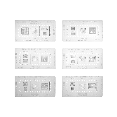 Набор трафаретов Amaoe MBGA-IP 34 in 1 для iPhone 7-17 Pro Max (CPU/NAND/Wi-Fi/Baseband chip) фото в интернет-магазине 05gsm.ru