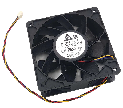 Кулер Cooling fan DELTA QFR1212GHE 120×120×38 6500RPM (2,7 A)  фото в интернет-магазине 05gsm.ru