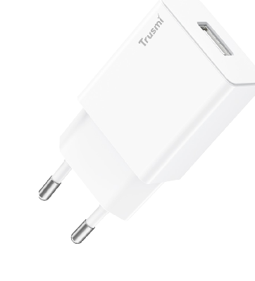 Адаптер питания Trusmi CH09-060 (10.5 Вт; USB-A; EU-вилка; белый) фото в интернет-магазине 05gsm.ru