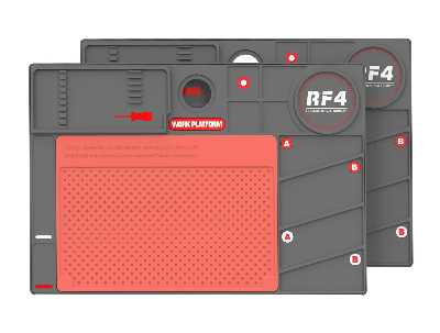 Монтажный коврик под микроскоп RF4 RF-PO2 Work Platform фото в интернет-магазине 05gsm.ru