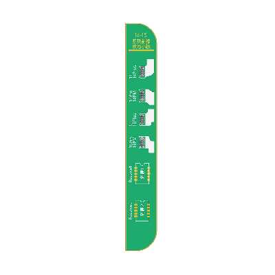 Плата на программатор JCID V1SE/V1S PRO Frontal camera Repair FPC adaptor 14-15 series фото в интернет-магазине 05gsm.ru