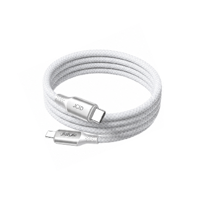 Кабель зарядки JCID-02 (Type-C → Type-C; 100W; 1 м; белый) фото в интернет-магазине 05gsm.ru