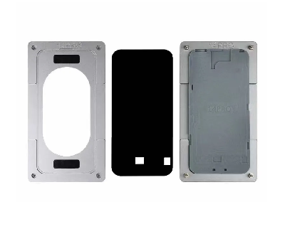 Форма OcaMaster для дисплея iPhone 14 Pro (Центровка и ламинирование; серая) фото в интернет-магазине 05gsm.ru
