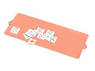 Силиконовый коврик для реболлинга RF4 RF-PO32+ (С трафаретами A8-A17) фото в интернет-магазине 05gsm.ru