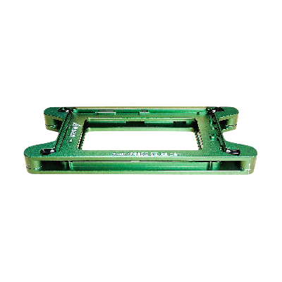 Форма XHZC для рамки iPhone 12 Pro Max (На магнитах; с центровкой дисплея; зеленая) фото в интернет-магазине 05gsm.ru