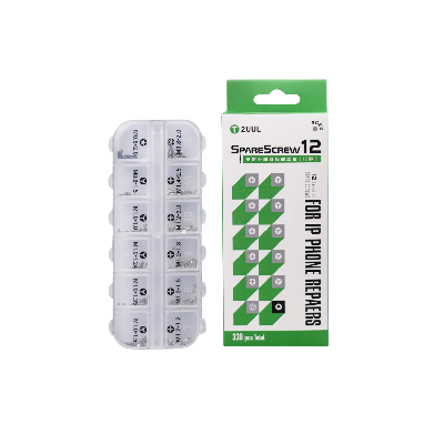 Набор винтиков в кейсе 2UUL SC22 SpareScrew12 (Для iPhone; 12 видов; 330 штук) фото в интернет-магазине 05gsm.ru