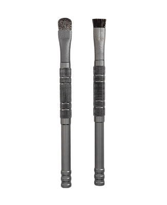 Набор щеток BS-02 (1 ворсовая / 1 металлическая) фото в интернет-магазине 05gsm.ru