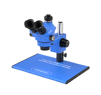 Микроскоп тринокулярный Forward FW-7050 Pro (7-50X; синий) фото в интернет-магазине 05gsm.ru