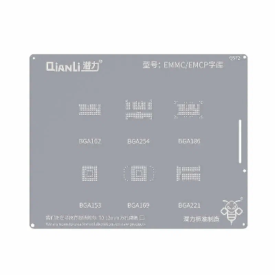 Трафарет 2D для BGA Qianli QS18 MTK CPU 4 фото в интернет-магазине 05gsm.ru