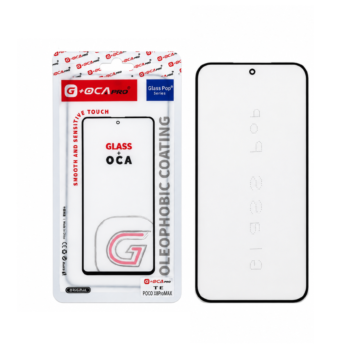 Стекло + OCA (G+OCA) POCO X8 PRO MAX