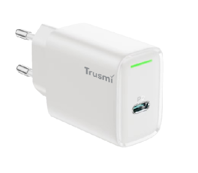 Адаптер питания Trusmi CH15-11 (25 Вт; Type-C; EU-вилка; белый) фото в интернет-магазине 05gsm.ru
