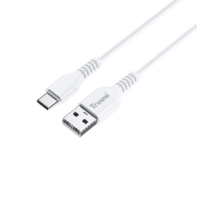 Кабель зарядки Trusmi CA54-01 (Type-A → Type-C; 3A; 1 м; белый) фото в интернет-магазине 05gsm.ru