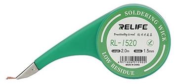 Оплетка для выпайки Relife RL-1520 (C держателем; 1.5 мм; 2 м) фото в интернет-магазине 05gsm.ru