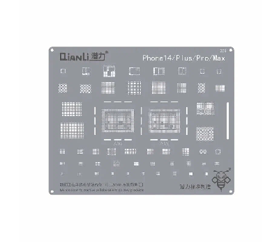 Трафарет 2D для BGA Qianli iPhone 14/14Plus/14Pro/14Pro Max фото в интернет-магазине 05gsm.ru