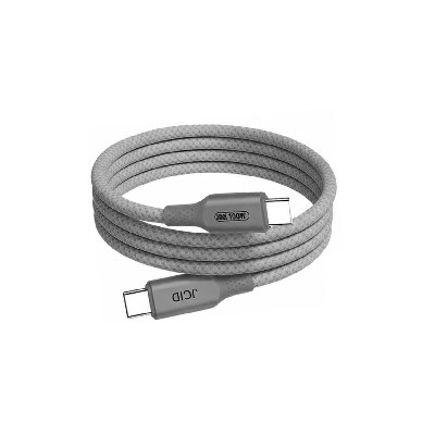 Кабель зарядки JCID-01 (Type-C → Type-C; 100W; 1.2 м; серый) фото в интернет-магазине 05gsm.ru
