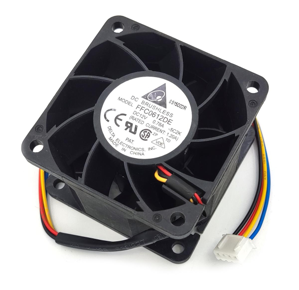 Кулер Cooling fan DELTA FFC0612DE 60x60×38 5000RPM 0.78a 12v  фото в интернет-магазине 05gsm.ru