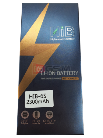 Батарейка iPhone 6S HIB усиленная (2300mAh)  фото в интернет-магазине 05gsm.ru