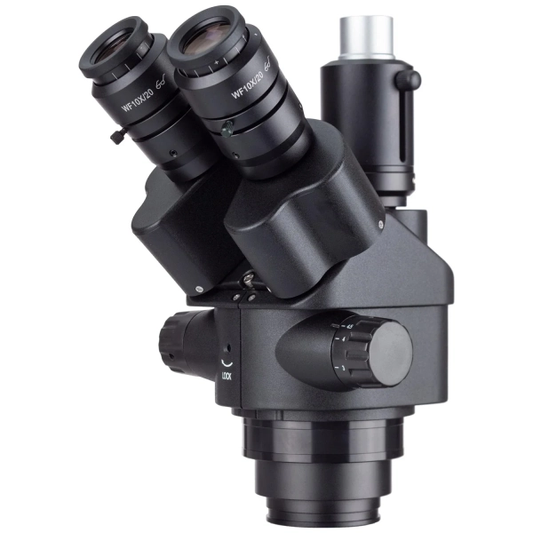 Микроскоп тринокулярный Amscope SM745NTP7X-45X (Только голова; черный цвет) фото в интернет-магазине 05gsm.ru