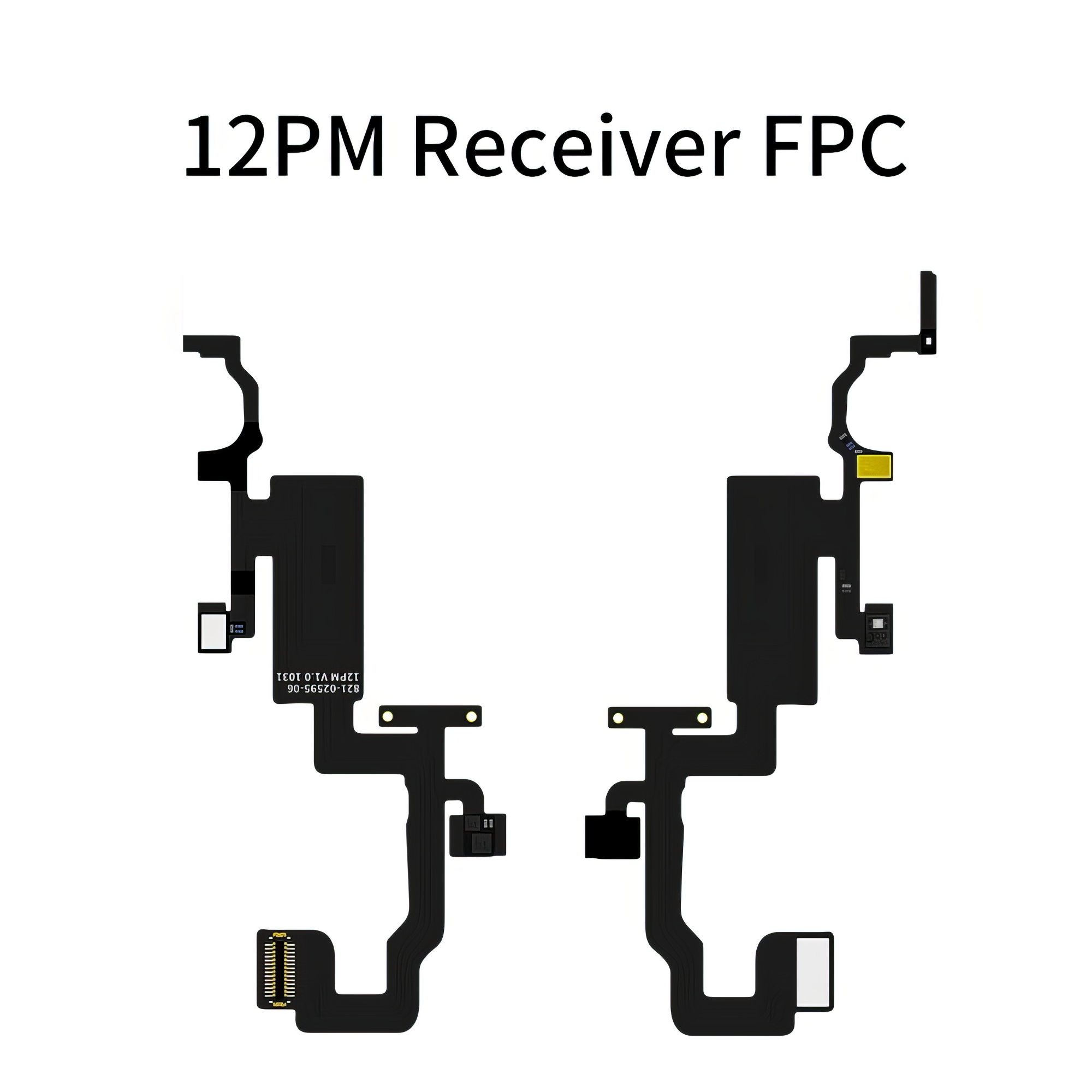 Шлейф от JCID для динамика iPhone 12 Pro MAX (Receiver FPC; No proximity sensor --без датчика) фото в интернет-магазине 05gsm.ru