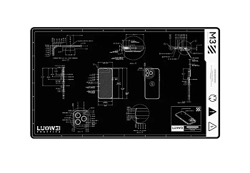 Монтажный коврик Luowei LW-M3 (593x345x2 мм) фото в интернет-магазине 05gsm.ru