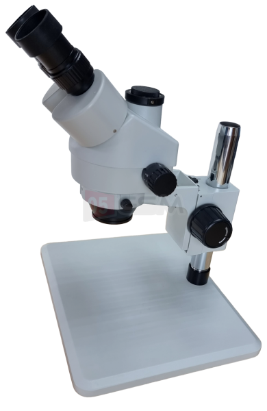 Микроскоп тринокулярный Kaisi KS-37045A (Большой стол; белый цвет) фото в интернет-магазине 05gsm.ru