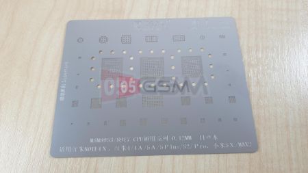 Трафарет для BGA микросхем Xiaom (Redmi 4/4A/5A/5+/S2/5X/Max2)i MI:7 фото в интернет-магазине 05gsm.ru