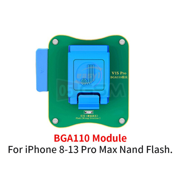 Программатор iPhone JCID V1S Pro + модуль BGA110 (Nand 8-13 Pro Max / SE2 / ipad Air3 Mini5)  фото в интернет-магазине 05gsm.ru