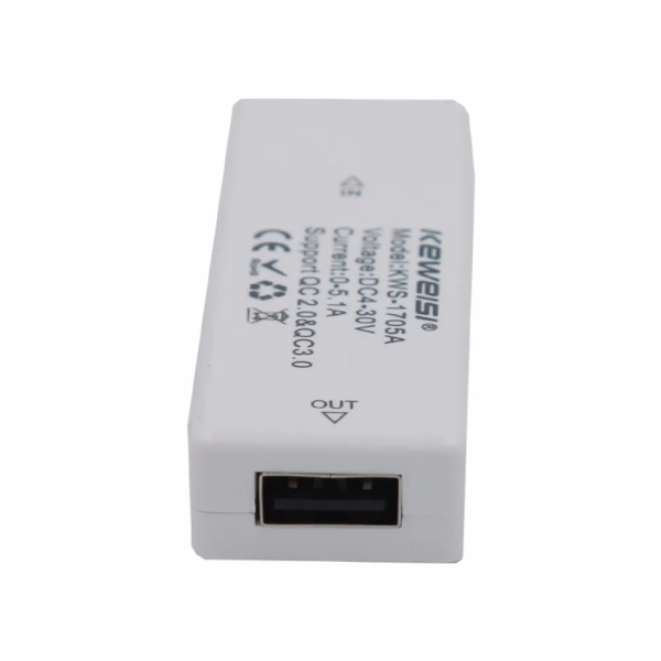 USB тестер KAWEISI KWS-1705А (4-30V / 5.1A) фото в интернет-магазине 05gsm.ru