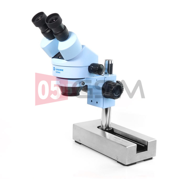 Микроскоп тринокулярный Sunshine SZM45T с выдвижным штативом фото в интернет-магазине 05gsm.ru