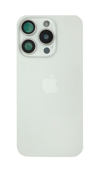 Крышка iPhone 15 Pro со стеклами (Белый; оригинал; монолит) фото в интернет-магазине 05gsm.ru