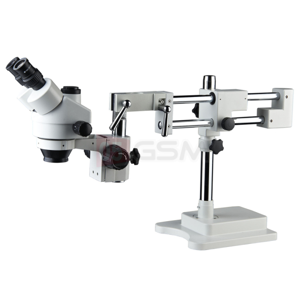 Микроскоп тринокулярный Kaisi STL2-37045 со штативом STL2 (7-45X; белый цвет) фото в интернет-магазине 05gsm.ru