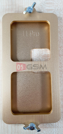 Форма для проклейки рамки iPhone 11 Pro железная на винтах фото в интернет-магазине 05gsm.ru