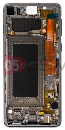 Дисплей Samsung Galaxy S10 G973 черный (100%-SERVICE) фото в интернет-магазине 05gsm.ru