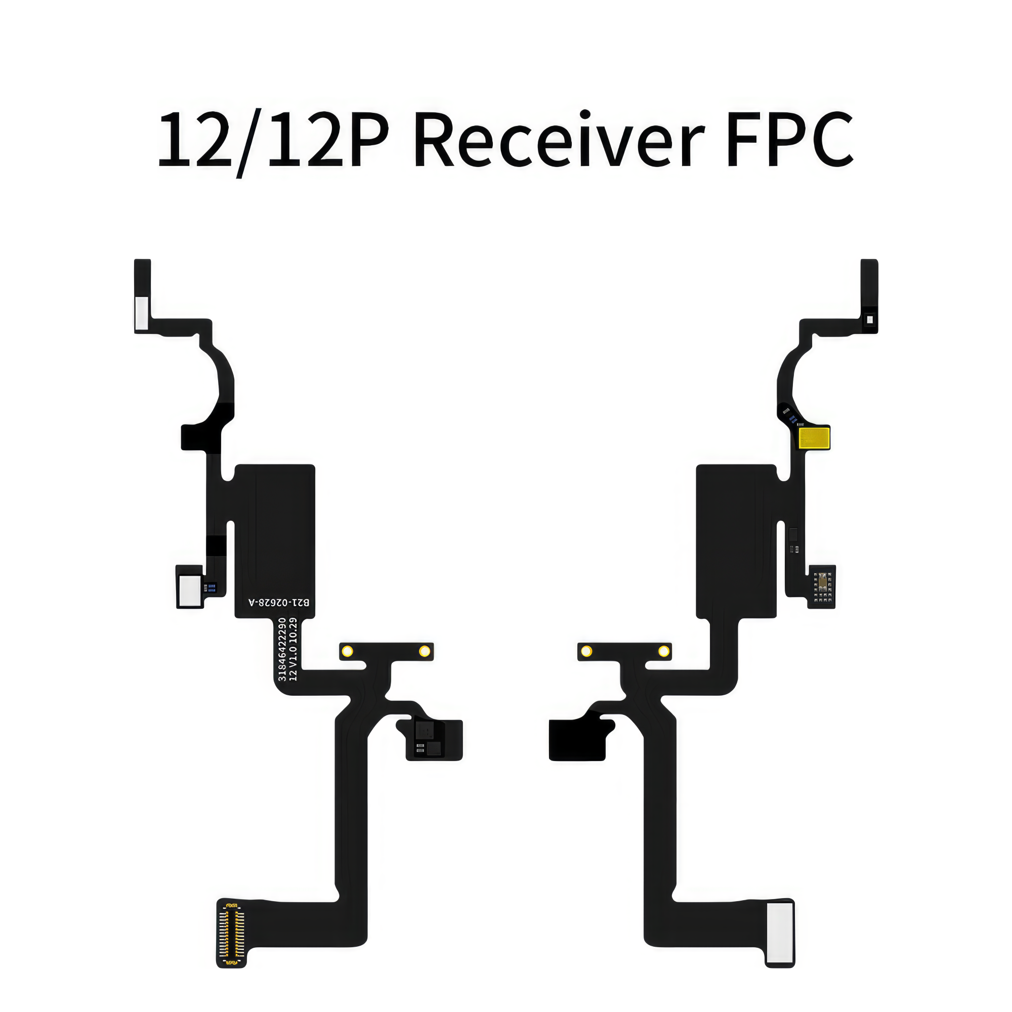 Шлейф от JCID для динамика iPhone 12 / 12 Pro (Receiver FPC) фото в интернет-магазине 05gsm.ru