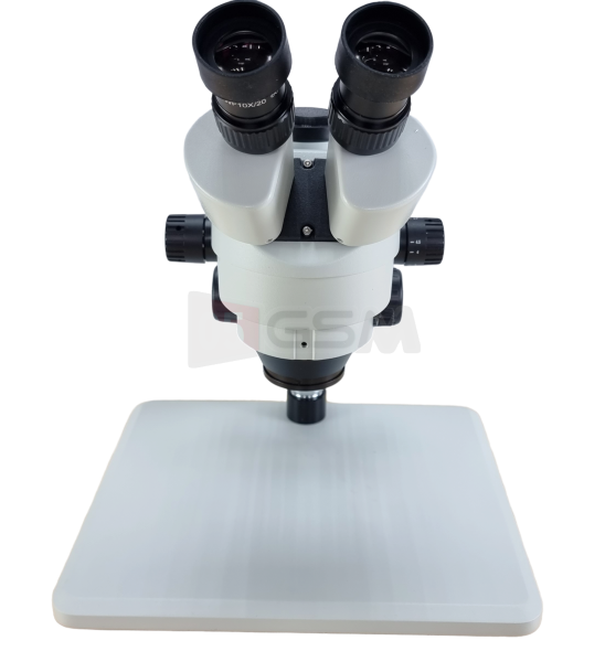 Микроскоп тринокулярный Kaisi KS-37045A (Большой стол; белый цвет) фото в интернет-магазине 05gsm.ru