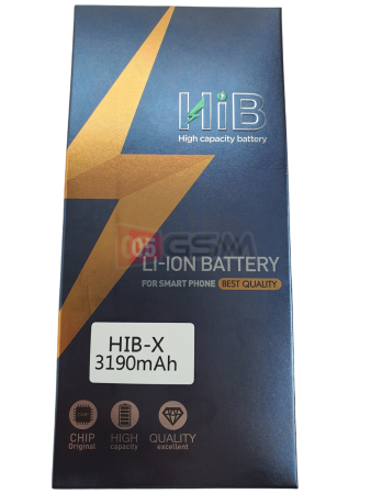 Батарейка iPhone X HIB усиленная (3190mAh)  фото в интернет-магазине 05gsm.ru