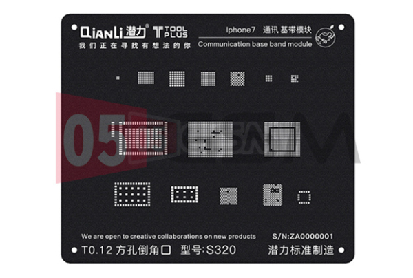 Трафарет 2D для BGA Qianli S320 iPhone 7G фото в интернет-магазине 05gsm.ru