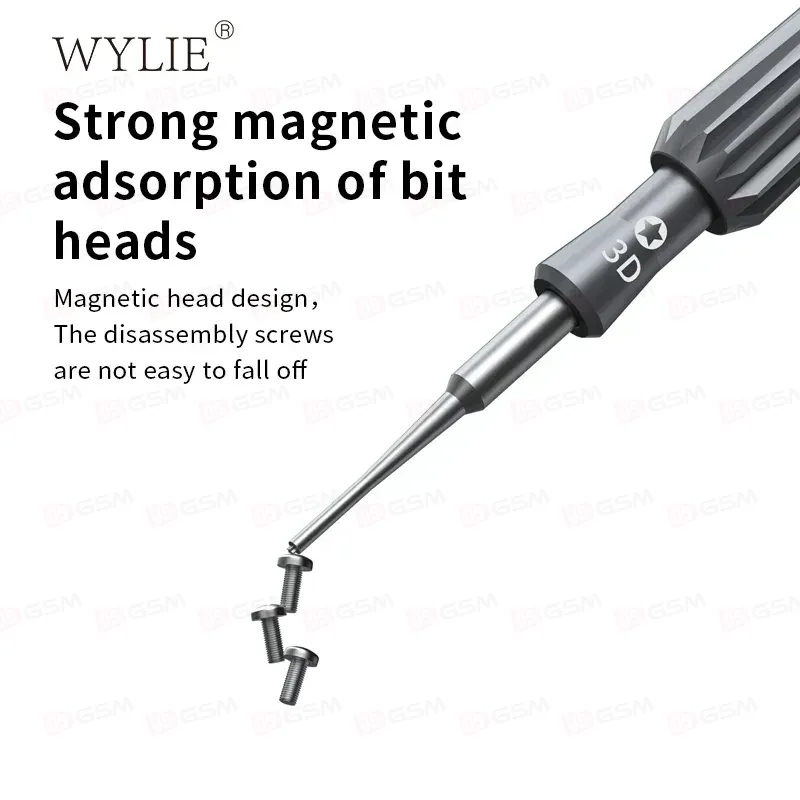 Набор отверток Wylie WL-833 (3D-биты; 5 штук) фото в интернет-магазине 05gsm.ru