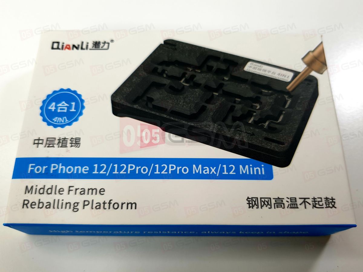 Middle Frame iPhone 12 / 12PRO / 12 PRO max / 12 mini Qianli - Монтажный стол для материнских плат фото в интернет-магазине 05gsm.ru