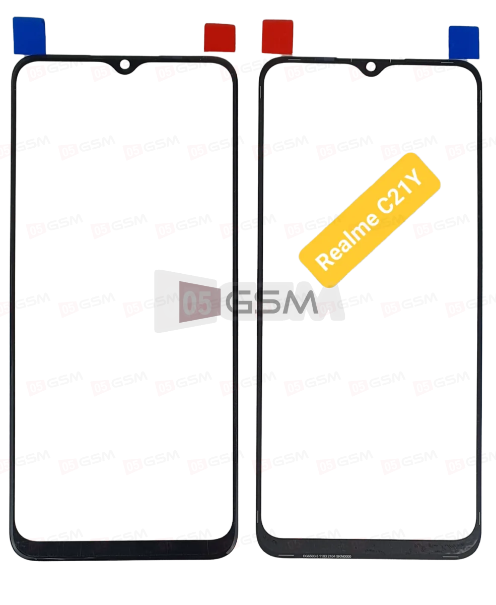 Стекло Realme C21Y черный фото в интернет-магазине 05gsm.ru