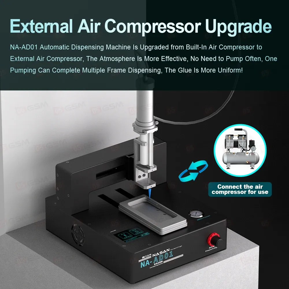 Аппарат на ЧПУ для автоматического нанесения клея Nasan NA-AD01 фото в интернет-магазине 05gsm.ru