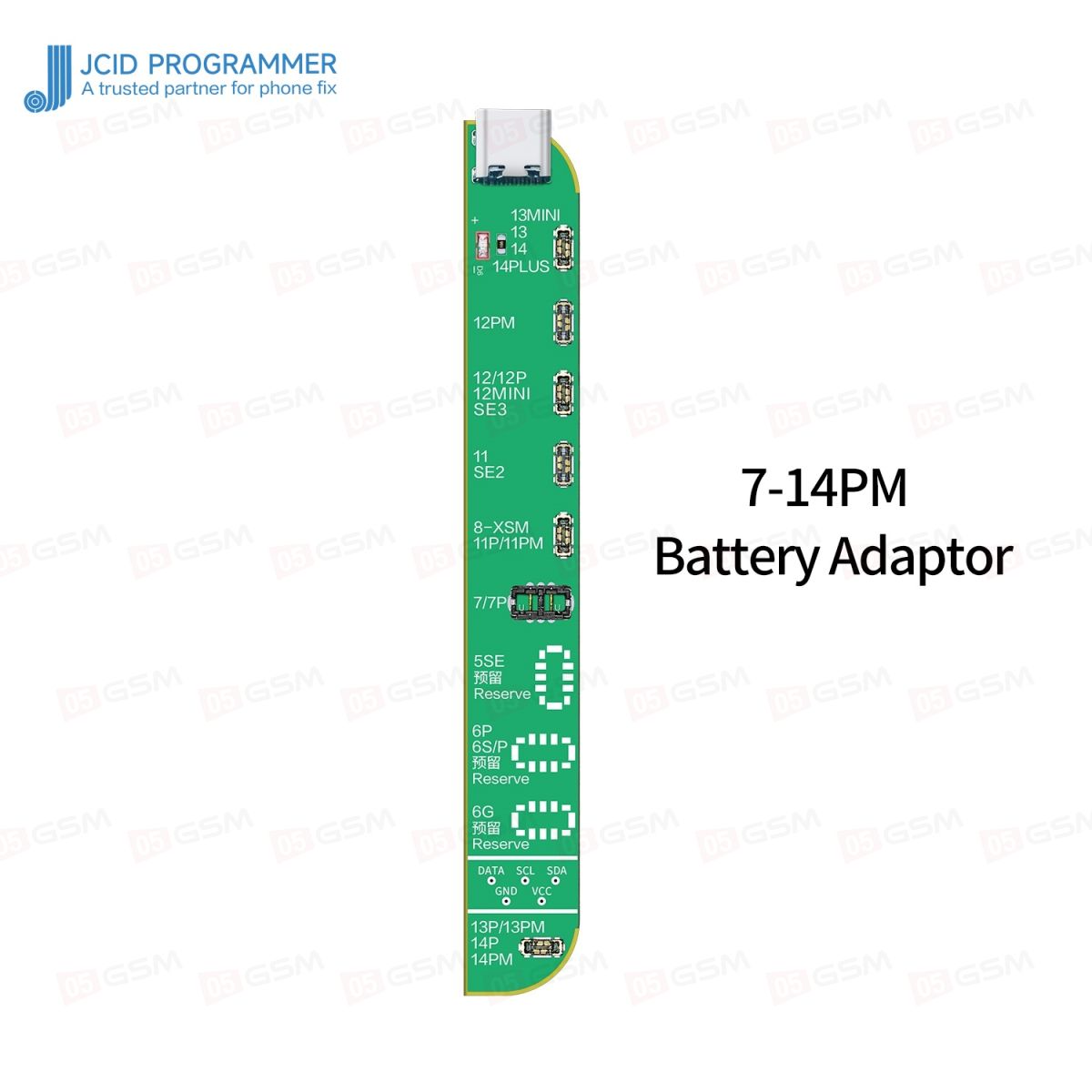 Плата на программатор JCID V1SE/V1S PRO Battery 7-14 Pro Max фото в интернет-магазине 05gsm.ru