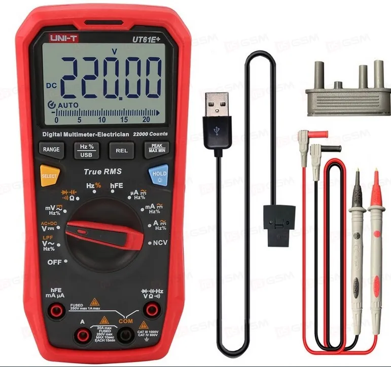 Мультиметр UNI-T UT61 E+ фото в интернет-магазине 05gsm.ru