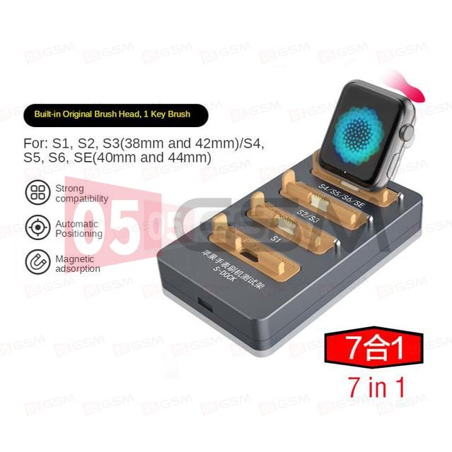 Программатор Aixun S-Dock (Для Apple Watch S1/S2/S3 38-42mm/S4/S5/S6/SE 40-44mm ) фото в интернет-магазине 05gsm.ru