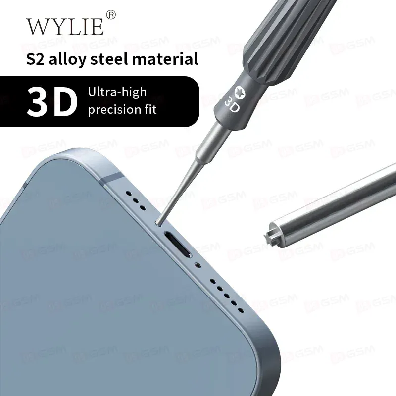 Набор отверток Wylie WL-833 (3D-биты; 5 штук) фото в интернет-магазине 05gsm.ru