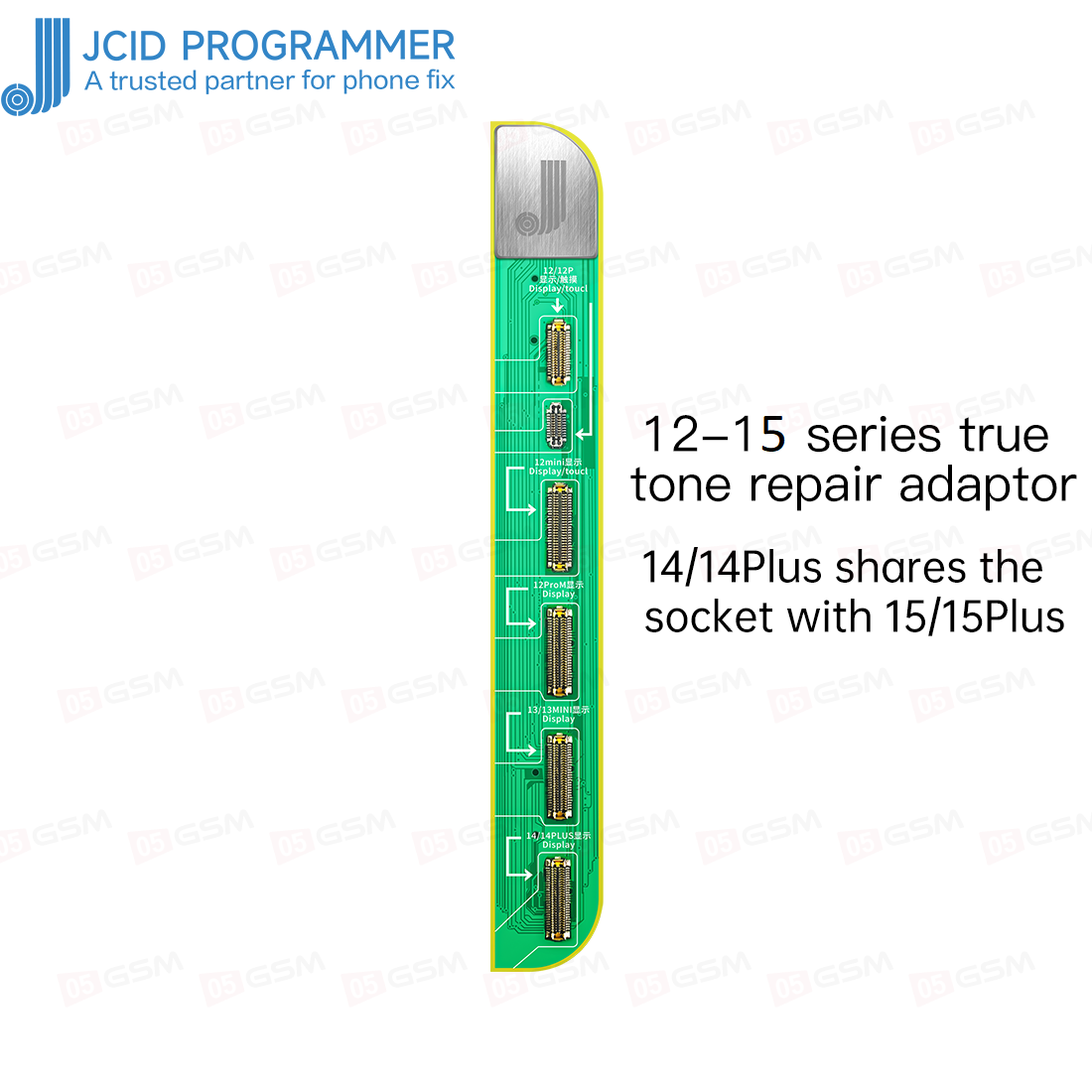 Плата на программатор JCID V1SE/V1S PRO Truetone 12/12 Mini/12 P/12 PM/13/13 Mini/14/14+/15/15+ фото в интернет-магазине 05gsm.ru