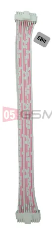 Шлейф 20 PIN 20CM (SIGNAL DATA RIBBON CABLE EBIT) фото в интернет-магазине 05gsm.ru
