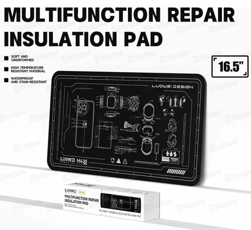Монтажный коврик Luowei LW-M4 (370x195x2 мм) фото в интернет-магазине 05gsm.ru