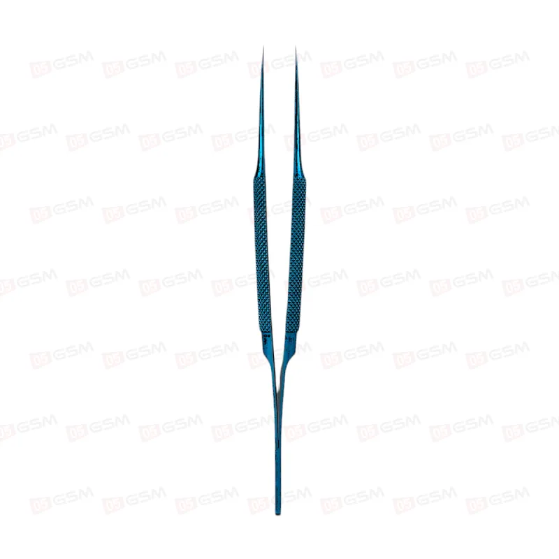 Пинцет прямой LiuTool BT-11 (Синий) фото в интернет-магазине 05gsm.ru